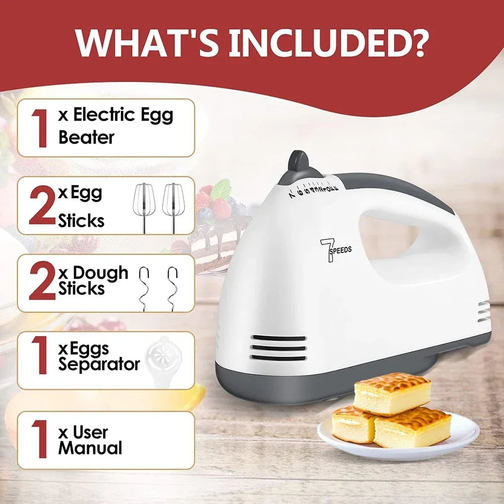 Scarlett 7-Speed Electric Hand Mixer